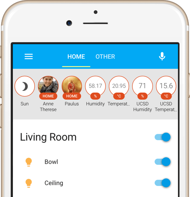 Home Assistant screenshot